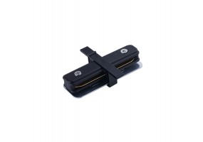 Įleidžiamo bėgelio jungtis PROFILE RECESSED STRAIGHT CONNECTOR BLACK